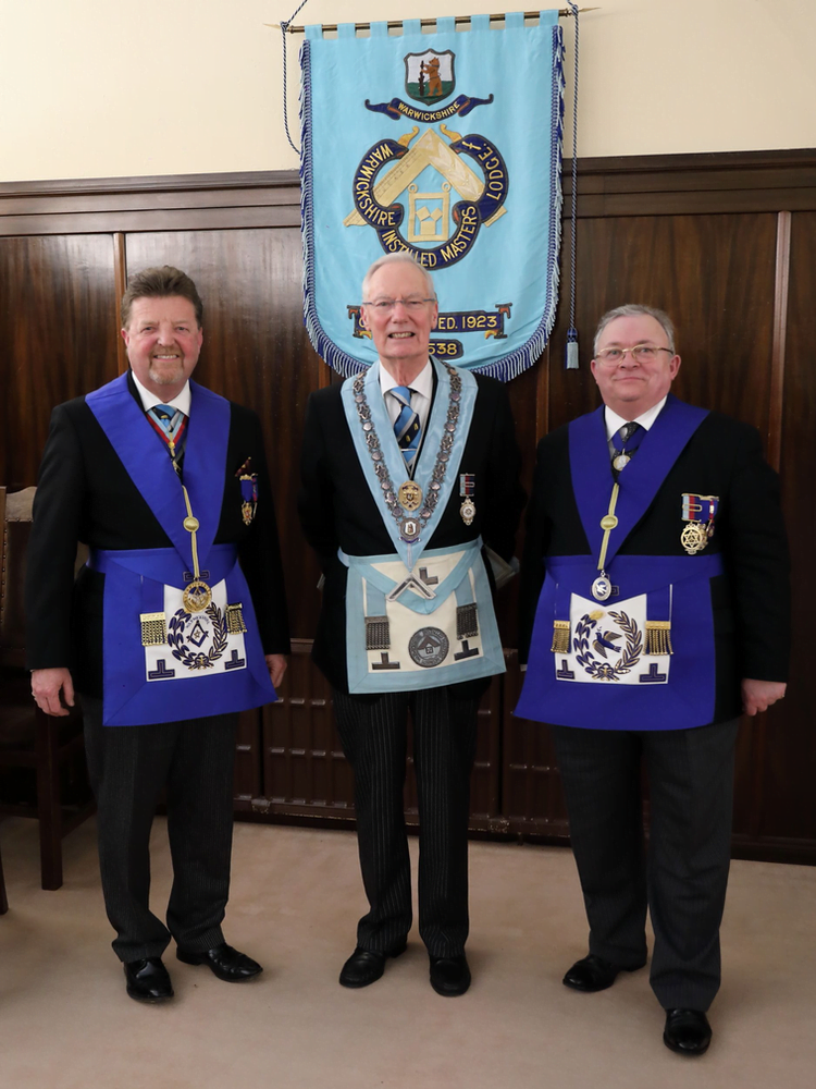 At the last meeting of the Warwickshire Installed Masters Lodge