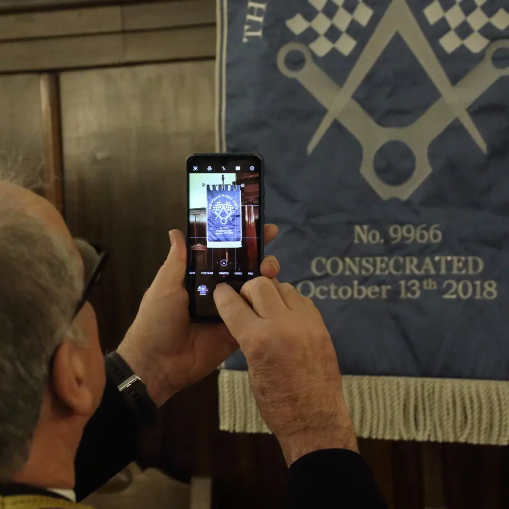A Banner for Square Wheels Lodge.
