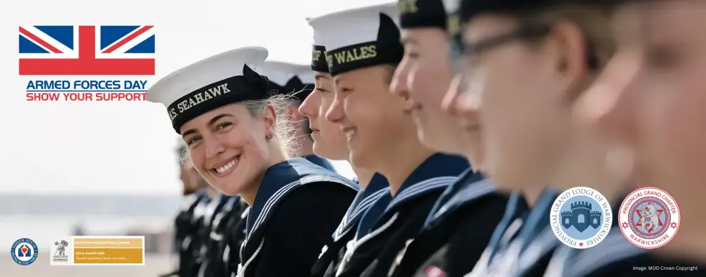 Warwickshire Freemasons proudly support Armed Forces week