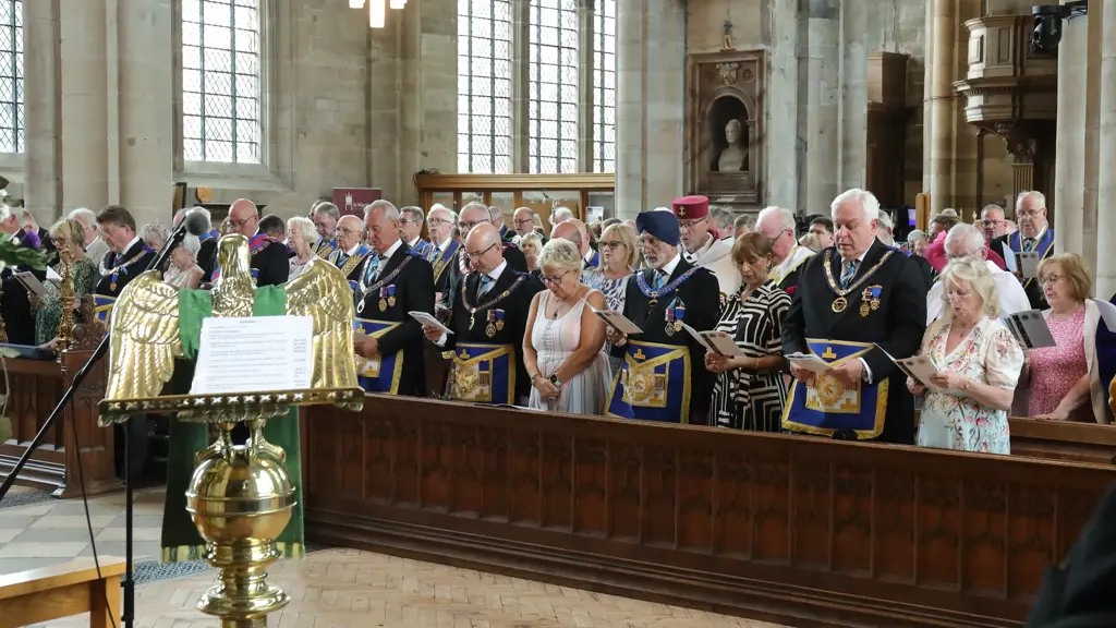 Warwickshire Freemasons annual church service 2026