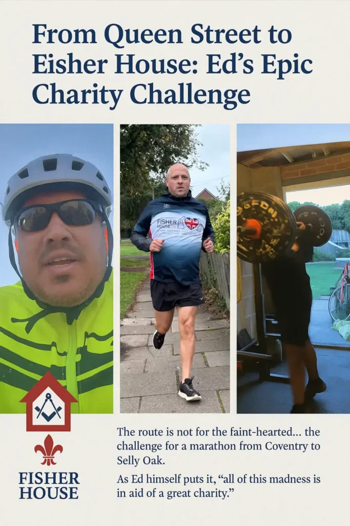 The brethren of Benevolence Lodge No. 4035 have set their outgoing Worshipful Master, Ed Lee, a challenge before he leaves the Chair – and true to form, Ed has accepted in spectacular style.
