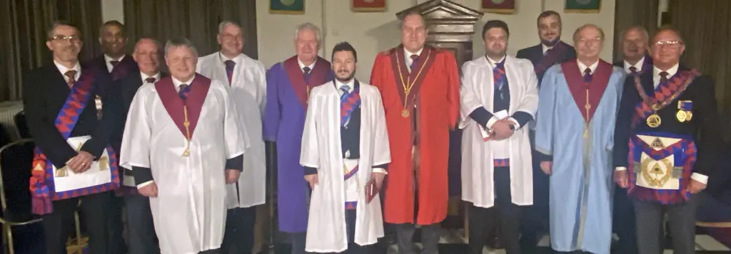 The Chapter of Faith and Hope has celebrated the 75th anniversary of the Chapter with a double exaltation to mark this milestone.
