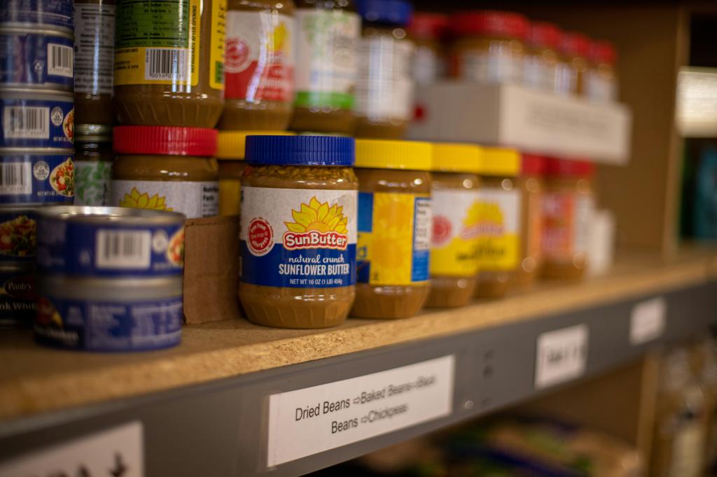 Swan of Avon Lodge donates to food bank