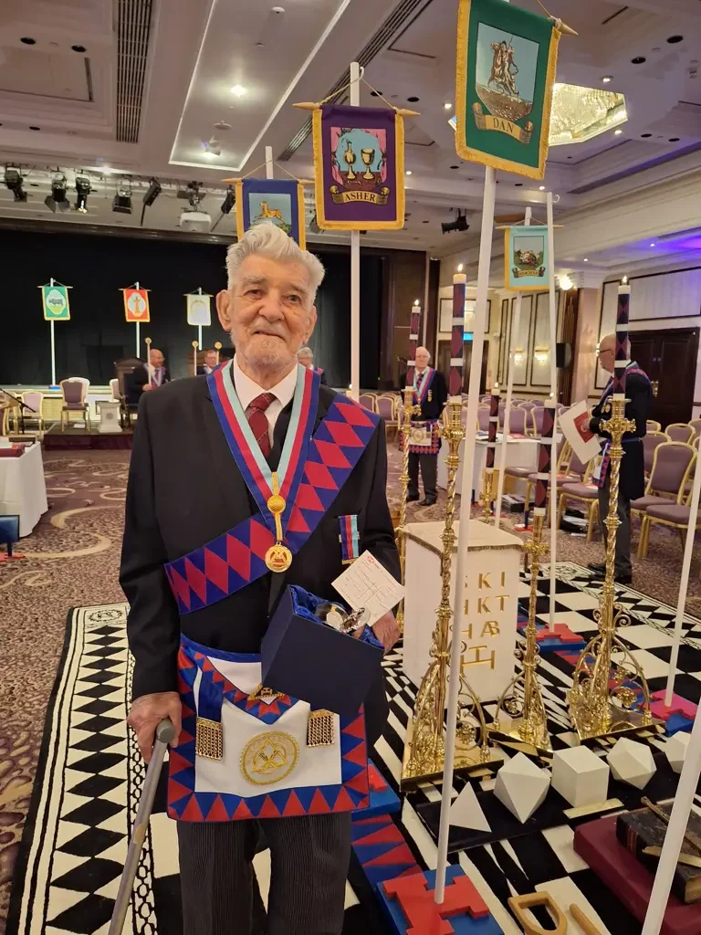 Harry Black of St Andrew's Chapter No. 4056 was awarded a Warwickshire freemasons Community Champion Award 2026