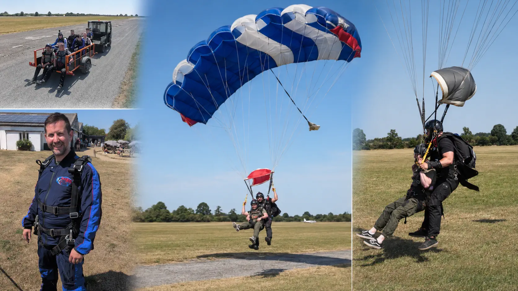 the Warwickshire Light Blues Club took to the skies… and then promptly jumped out of a plane in order to raise money for the Tercentenary Appeal for Fisher House.
