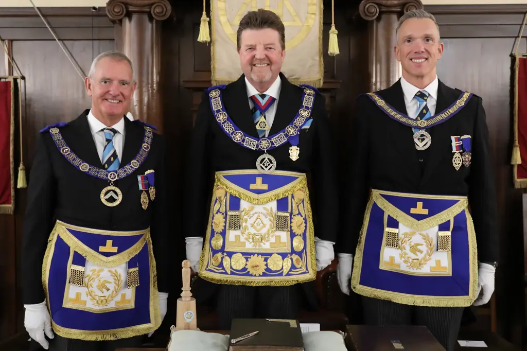 David Shakeshaft has been appointment and invested as the new Deputy Provincial Grand Master for Warwickshire, and Matthew Perkins has been appointed and invested as Warwickshire's new Assistant Provincial Grand Master.