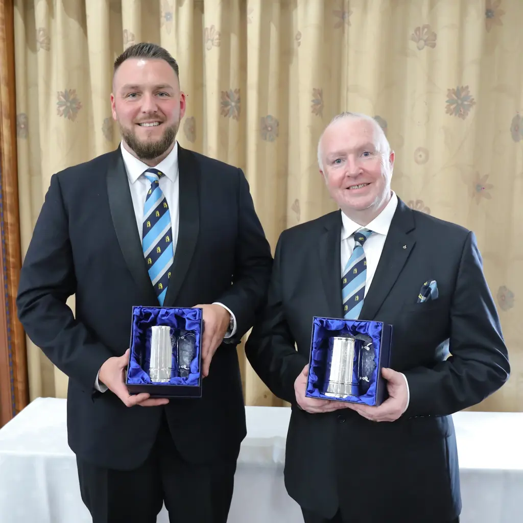 Patrick Breen of Abbey Lodge No. 432 and Lewis Marks of Dunsmore Lodge No. 6642 were awarded Warwickshire Freemasons Community Champions in 2026