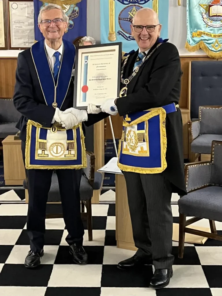 Robin Hart 60 cert with David Butcher
