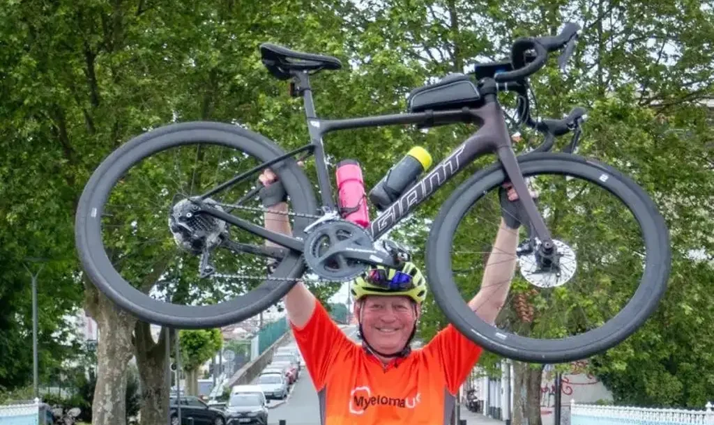 Three former British Armed Forces Veterans, with an average age of 66, completed a charity cycle ride from Plymouth to Bilbao to help raise vital funds and awareness for both Myeloma UK and Fisher House UK