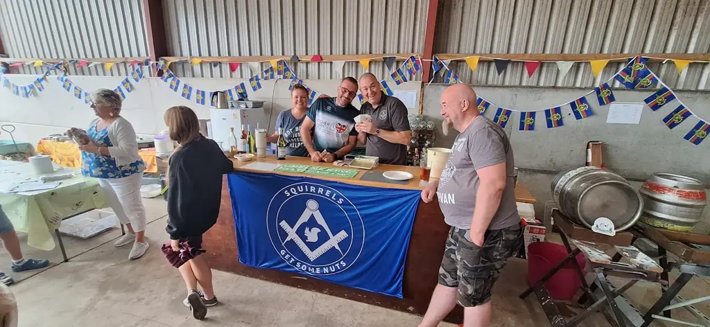 Earlier in the summer, Rugby Lodges joined forces to organise a fundraising barbecue in support of the air ambulance.