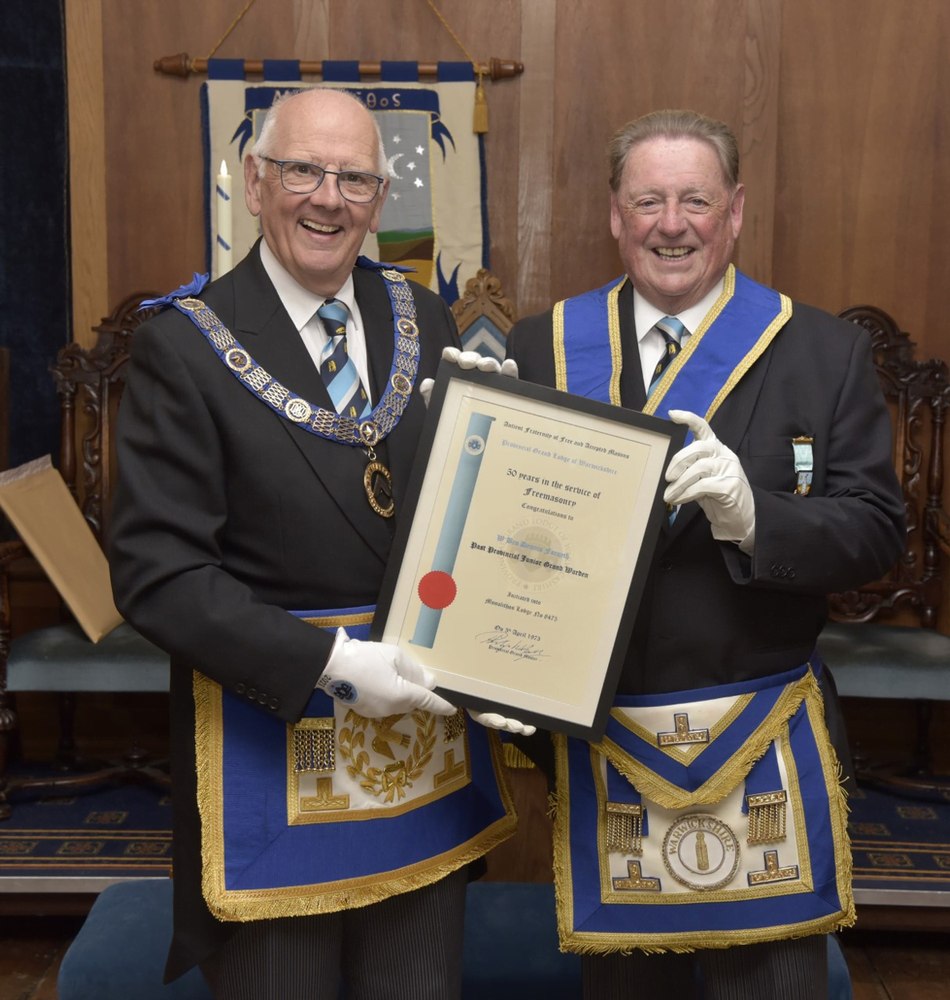 Monolithos Lodge No. 8475 had a triple celebration